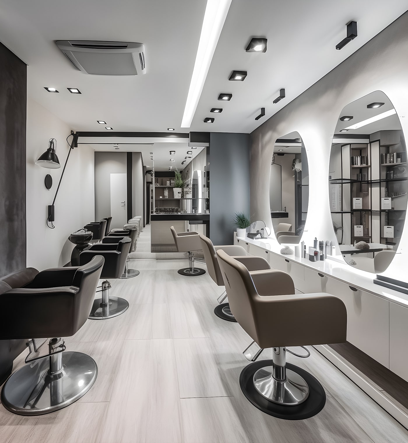 Interior of Salon at RoostSalon